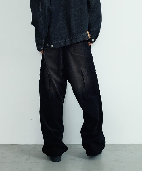 XLARGE(エクストララージ)の「FADED CORDUROY CARGO PANTS(その他パンツ・メンズ・ブルー/オフホワイト/ブラック・32inch/30inch/36inch/34inch)」の11枚目の写真