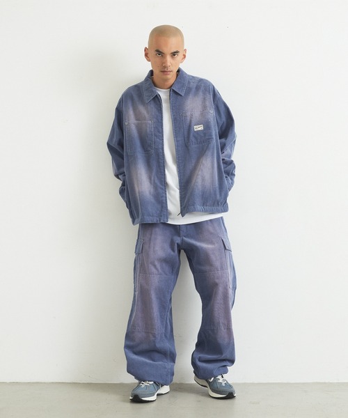 XLARGE(エクストララージ)の「FADED CORDUROY CARGO PANTS(その他パンツ・メンズ・ブルー/オフホワイト/ブラック・32inch/30inch/36inch/34inch)」の9枚目の写真