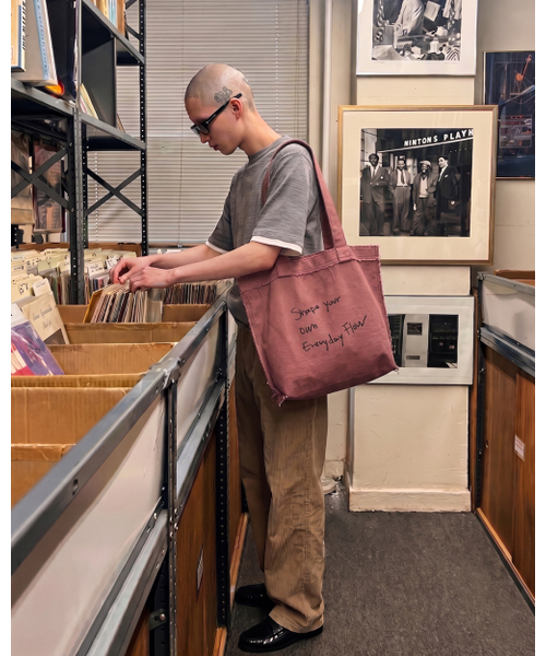 WORK OR DANCE(ワーク オア ダンス)の「Fray Bag pink(エコバッグ/サブバッグ・メンズ・その他・FREE)」の2枚目の写真