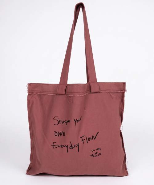 WORK OR DANCE(ワーク オア ダンス)の「Fray Bag pink(エコバッグ/サブバッグ・メンズ・その他・FREE)」の4枚目の写真
