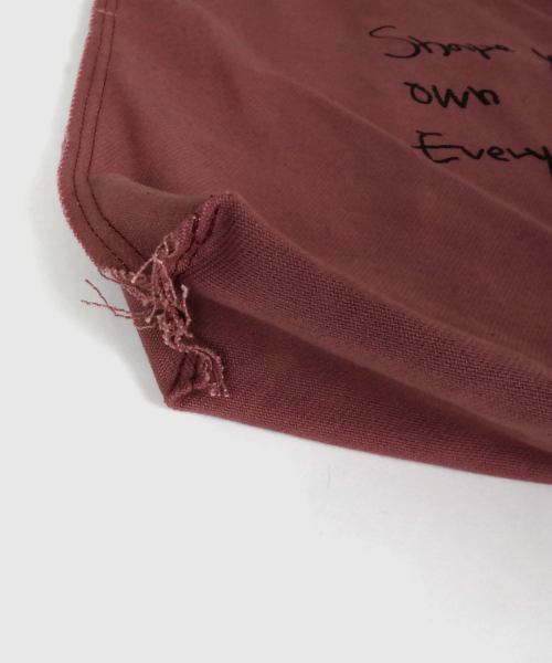 WORK OR DANCE(ワーク オア ダンス)の「Fray Bag pink(エコバッグ/サブバッグ・メンズ・その他・FREE)」の8枚目の写真