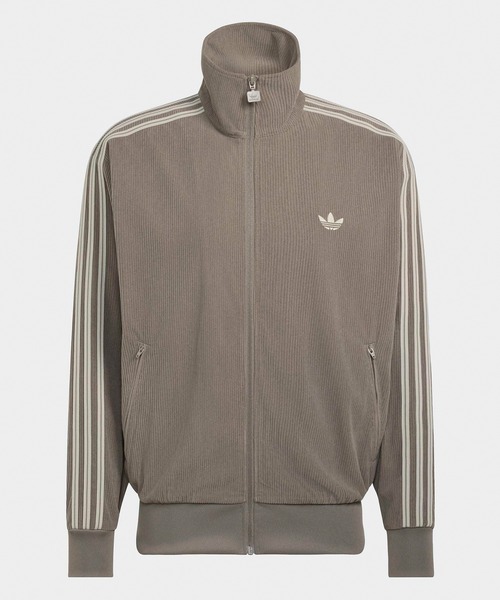 adidas(アディダス)の「adidas/アディダス FIREBIRD CORDUROY TRACK TOP ファイヤーバード コーデュロイ トラックトップ トラックジャケット ジャージ ライトアウター 羽織り スリーストライプス 袖ライン ブランドロゴ メンズ レディース 2026年秋冬 秋服(ブルゾン・メンズ・ダークブラウン/ライトブラウン・S/M/L/XL)」の7枚目の写真