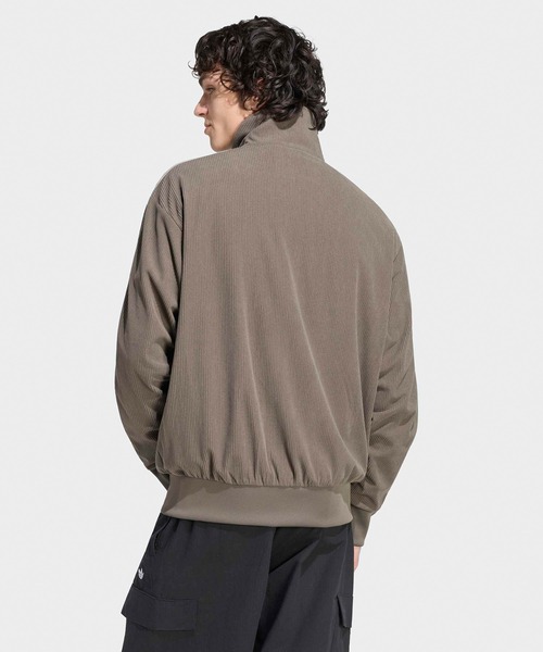 adidas(アディダス)の「adidas/アディダス FIREBIRD CORDUROY TRACK TOP ファイヤーバード コーデュロイ トラックトップ トラックジャケット ジャージ ライトアウター 羽織り スリーストライプス 袖ライン ブランドロゴ メンズ レディース 2026年秋冬 秋服(ブルゾン・メンズ・ダークブラウン/ライトブラウン・S/M/L/XL)」の5枚目の写真
