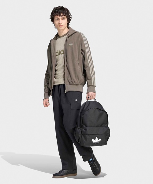 adidas(アディダス)の「adidas/アディダス FIREBIRD CORDUROY TRACK TOP ファイヤーバード コーデュロイ トラックトップ トラックジャケット ジャージ ライトアウター 羽織り スリーストライプス 袖ライン ブランドロゴ メンズ レディース 2026年秋冬 秋服(ブルゾン・メンズ・ダークブラウン/ライトブラウン・S/M/L/XL)」の4枚目の写真