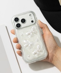 emonique（エモニーク）の「iPhoneケース スマホケース 花柄 ドライフラワー フラワー リボン【iPhoneSE/13/14/15/16/16pro/17/17pro/16e/17e対応】（スマホケース/カバー）」