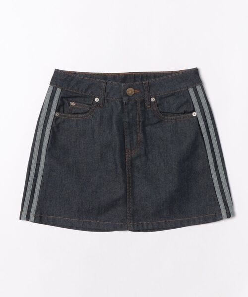 adidas(アディダス)の「ADIDAS ウェア アディダス W 3STRIPES DENIM MINI SKIRT スカート KQ6486 INDIGODENIM(スカート・レディース・ブルー・MEDIUM/X-LARGE/LARGE/SMALL)」の1枚目の写真