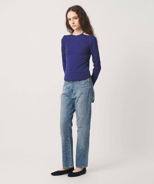 ATTISESSION（アティセッション）の「＜ATTISESSION＞コットンカシミヤ ホルターネックカットソー（Tシャツ/カットソー・レディース・ホワイト/ライトグレー/コバルトブルー・FREE）」の8枚目の写真