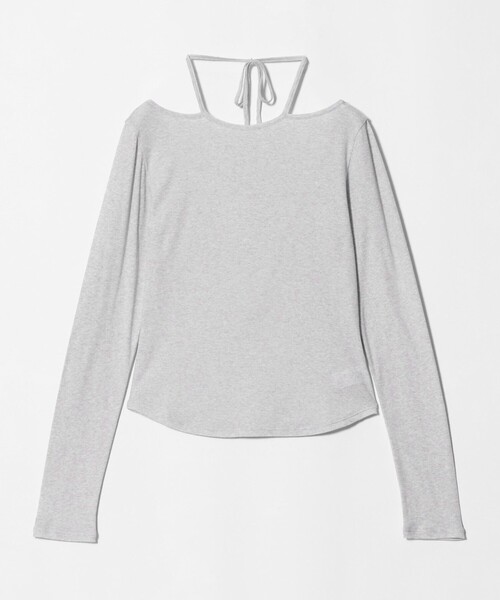 ATTISESSION（アティセッション）の「＜ATTISESSION＞コットンカシミヤ ホルターネックカットソー（Tシャツ/カットソー・レディース・ホワイト/ライトグレー/コバルトブルー・FREE）」の15枚目の写真