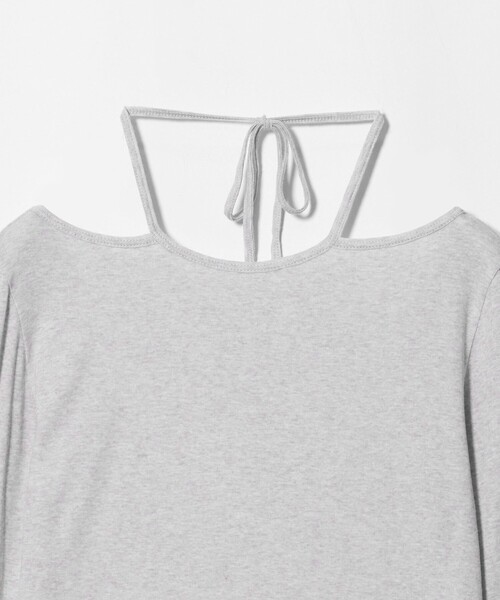 ATTISESSION（アティセッション）の「＜ATTISESSION＞コットンカシミヤ ホルターネックカットソー（Tシャツ/カットソー・レディース・ホワイト/ライトグレー/コバルトブルー・FREE）」の16枚目の写真