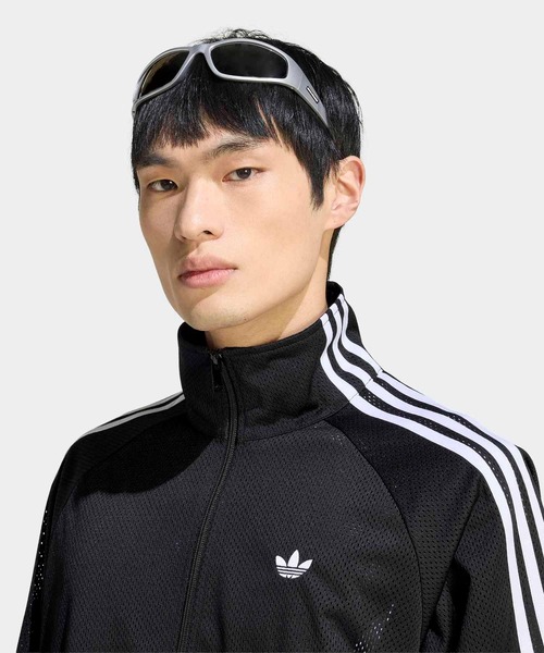 adidas(アディダス)の「FB メッシュ TT トラックトップ / ジャージ / トラックジャケット / アディダスオリジナルス adidas Originals(ジャージ・メンズ・ブラック・MEDIUM/SMALL/XX-LARGE/LARGE/3XL/X-SMALL/X-LARGE)」の5枚目の写真