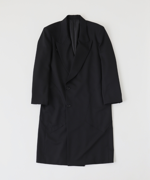 sulvam(サルバム)の「SULVAM / サルバム GABARDINE LONG JKT(その他アウター・メンズ・ブラック・MEDIUM)」の1枚目の写真