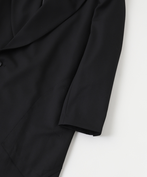 sulvam(サルバム)の「SULVAM / サルバム GABARDINE LONG JKT(その他アウター・メンズ・ブラック・MEDIUM)」の3枚目の写真