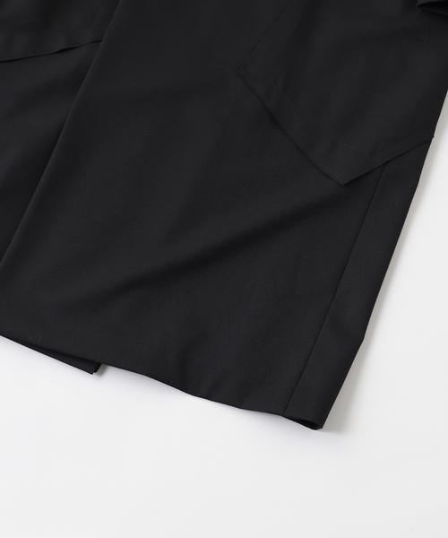 sulvam(サルバム)の「SULVAM / サルバム GABARDINE LONG JKT(その他アウター・メンズ・ブラック・MEDIUM)」の4枚目の写真