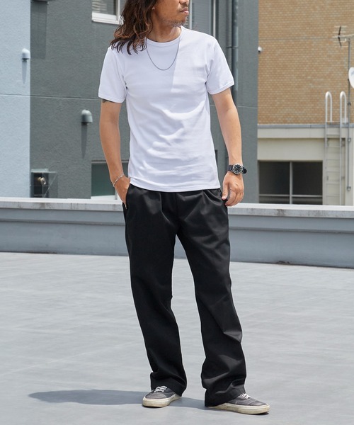 AVIREX(アヴィレックス)の「AVIREX/アビレックス DAILY S/S RIB CREW NECK TEE(Tシャツ/カットソー・メンズ・ホワイト/ブラック・S/M/L)」の7枚目の写真