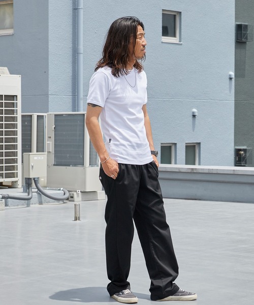 AVIREX(アヴィレックス)の「AVIREX/アビレックス DAILY S/S RIB CREW NECK TEE(Tシャツ/カットソー・メンズ・ホワイト/ブラック・S/M/L)」の8枚目の写真