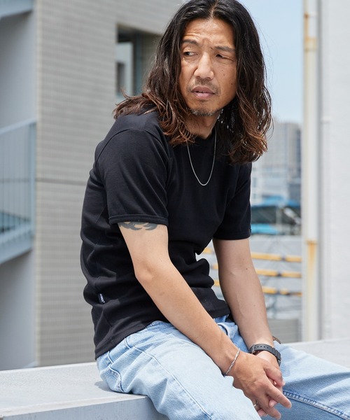 AVIREX(アヴィレックス)の「AVIREX/アビレックス DAILY S/S RIB CREW NECK TEE(Tシャツ/カットソー・メンズ・ホワイト/ブラック・S/M/L)」の11枚目の写真