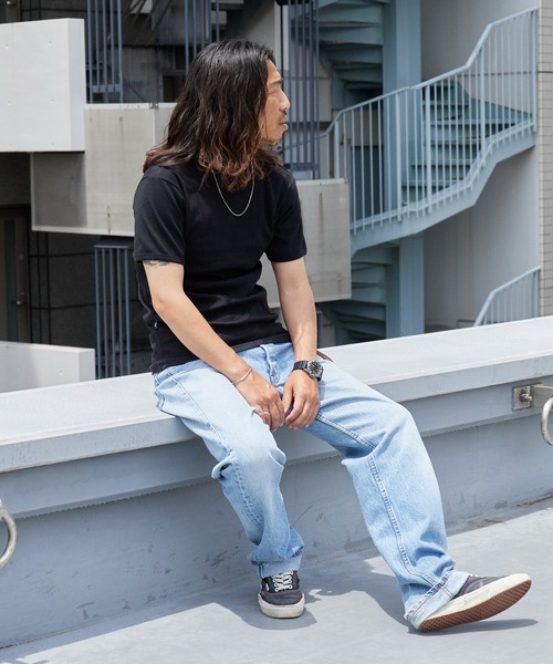 AVIREX(アヴィレックス)の「AVIREX/アビレックス DAILY S/S RIB CREW NECK TEE(Tシャツ/カットソー・メンズ・ホワイト/ブラック・S/M/L)」の13枚目の写真