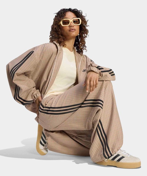 adidas(アディダス)の「チェック トラウザー ルーズ パンツ / アディダスオリジナルス adidas Originals(その他パンツ・レディース・ベージュ・SMALL/3XL/XX-LARGE/MEDIUM/X-LARGE/LARGE)」の11枚目の写真