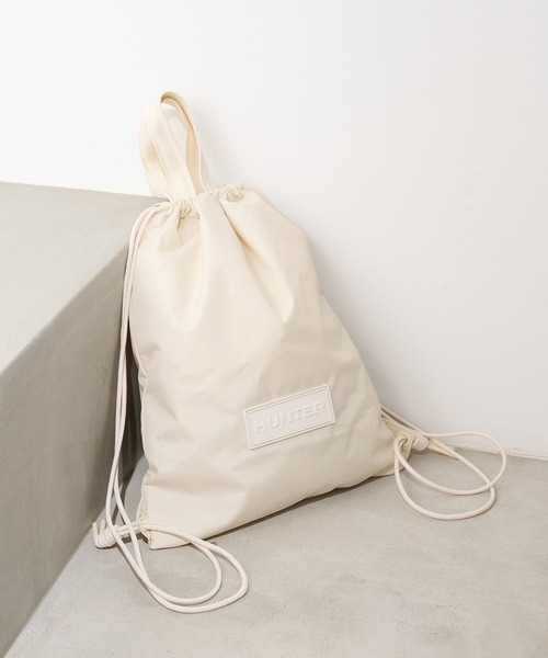 HUNTER(ハンター)の「【HUNTER】TRAVEL DRAWSTRING BACKPACK TOTE(トートバッグ・レディース・ホワイト/ブラック・FREE)」の11枚目の写真