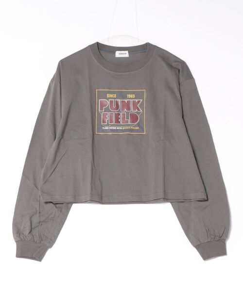 GENERATOR(ジェネレーター)の「ジェネレーター PUNK FIELD L/S Tシャツ(Tシャツ/カットソー・レディース・チャコールグレー/ブラック・F)」の5枚目の写真