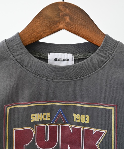 GENERATOR(ジェネレーター)の「ジェネレーター PUNK FIELD L/S Tシャツ(Tシャツ/カットソー・レディース・チャコールグレー/ブラック・F)」の6枚目の写真