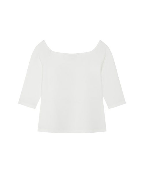 LMR(エルエムアール)の「ホットフィックスアイレットボートネックTシャツ WHITE(Tシャツ/カットソー・レディース・ホワイト・SMALL/MEDIUM)」の13枚目の写真