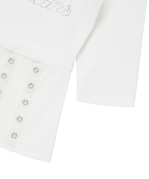 LMR(エルエムアール)の「ホットフィックスアイレットボートネックTシャツ WHITE(Tシャツ/カットソー・レディース・ホワイト・SMALL/MEDIUM)」の17枚目の写真