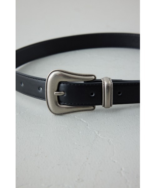 AZUL by moussy(アズールバイマウジー)の「ウエスタンベルト(ベルト・レディース・ブラウン/ブラック・FREE)」の6枚目の写真