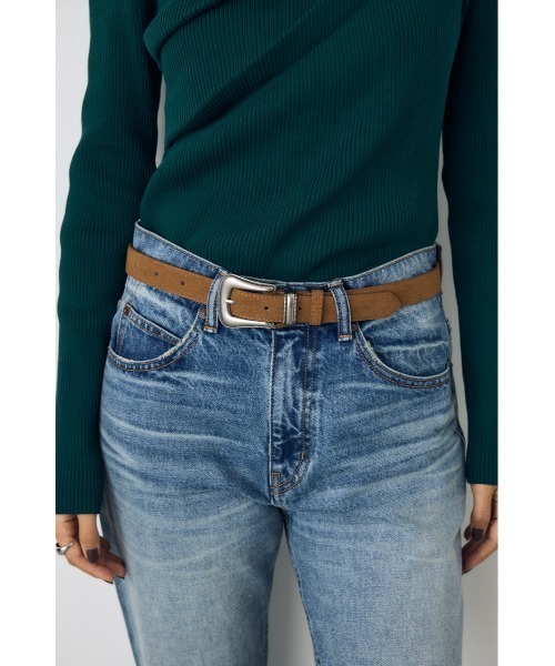 AZUL by moussy(アズールバイマウジー)の「ウエスタンベルト(ベルト・レディース・ブラウン/ブラック・FREE)」の11枚目の写真