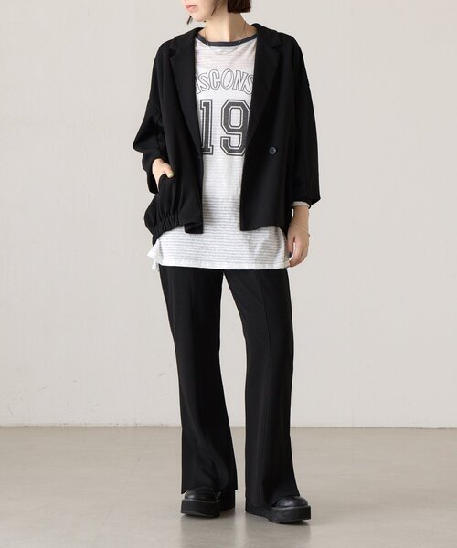 BEARDSLEY(ビアズリー)の「《ZOZO先行予約開始》スソギャザージャケット《FRIPIER》(ブルゾン・レディース・ブラック・FREE)」の16枚目の写真