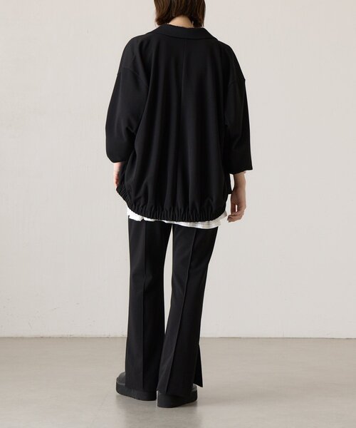 BEARDSLEY(ビアズリー)の「《ZOZO先行予約開始》スソギャザージャケット《FRIPIER》(ブルゾン・レディース・ブラック・FREE)」の18枚目の写真