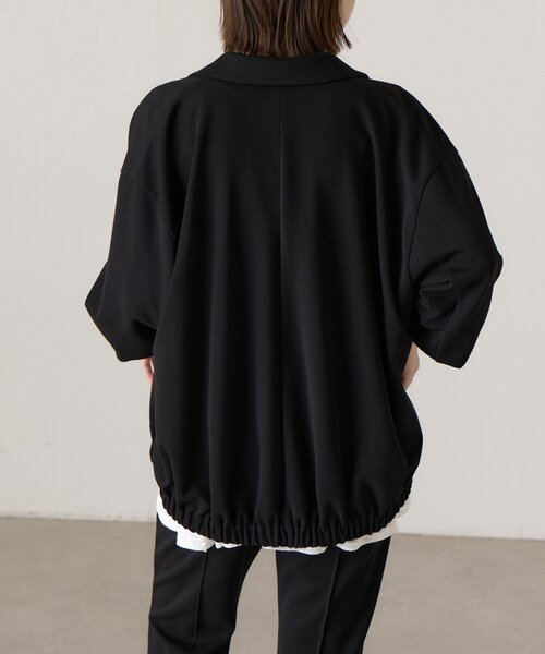 BEARDSLEY(ビアズリー)の「《ZOZO先行予約開始》スソギャザージャケット《FRIPIER》(ブルゾン・レディース・ブラック・FREE)」の21枚目の写真