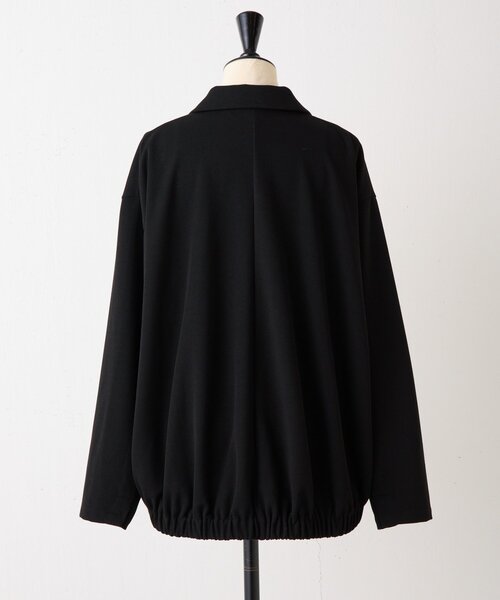 BEARDSLEY(ビアズリー)の「《ZOZO先行予約開始》スソギャザージャケット《FRIPIER》(ブルゾン・レディース・ブラック・FREE)」の8枚目の写真