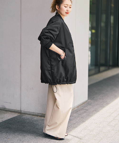 Spick & Span(スピックアンドスパン)の「TICCA / ティッカ ミドルMA-1(MA-1・レディース・ブラック/ブラウン系その他・FREE)」の16枚目の写真