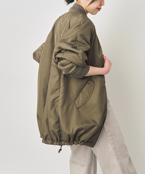 Spick & Span(スピックアンドスパン)の「TICCA / ティッカ ミドルMA-1(MA-1・レディース・ブラック/ブラウン系その他・FREE)」の19枚目の写真