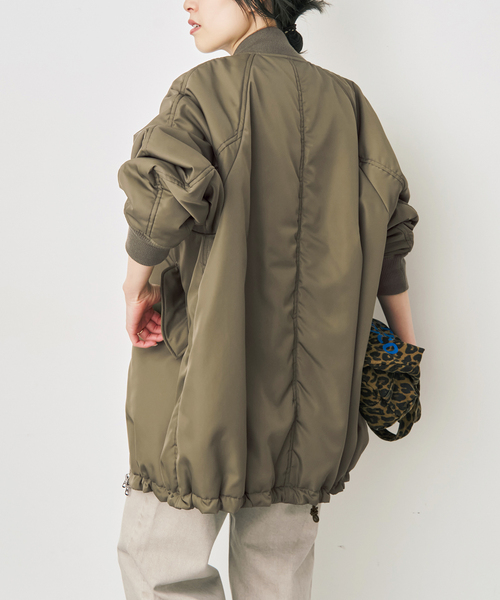 Spick & Span(スピックアンドスパン)の「TICCA / ティッカ ミドルMA-1(MA-1・レディース・ブラック/ブラウン系その他・FREE)」の20枚目の写真