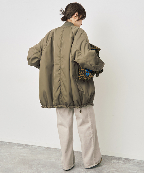 Spick & Span(スピックアンドスパン)の「TICCA / ティッカ ミドルMA-1(MA-1・レディース・ブラック/ブラウン系その他・FREE)」の22枚目の写真