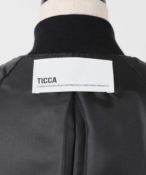 Spick & Span(スピックアンドスパン)の「TICCA / ティッカ ミドルMA-1(MA-1・レディース・ブラック/ブラウン系その他・FREE)」の3枚目の写真