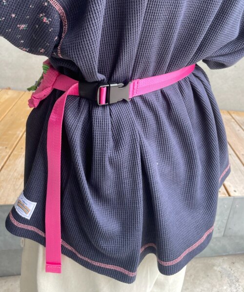 HELLO.SANFRANCISCO(ハローサンフランシスコ)の「【HELLO.SANFRANCISCO】リップフリルコンビウエストBAG(ボディバッグ/ウエストポーチ・レディース・ピンク/ブルー・ONE SIZE)」の16枚目の写真