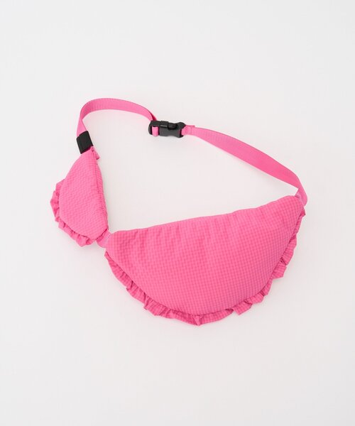HELLO.SANFRANCISCO(ハローサンフランシスコ)の「【HELLO.SANFRANCISCO】リップフリルコンビウエストBAG(ボディバッグ/ウエストポーチ・レディース・ピンク/ブルー・ONE SIZE)」の18枚目の写真