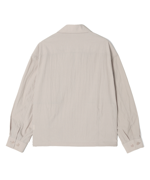 ADHOC(アドホック)の「男性ツーポケット裾ストリング軽量ジャンパー (LT-BEIGE) (HC4UJ41)(ブルゾン・メンズ・その他・100/105/95)」の2枚目の写真