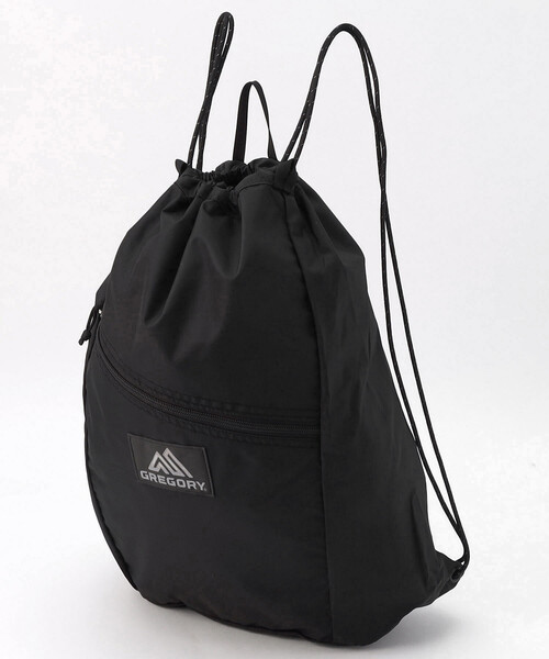 GREGORY(グレゴリー)の「GREGORY/グレゴリー ナップサック(バックパック/リュック・メンズ・ブラック・ONE SIZE)」の1枚目の写真