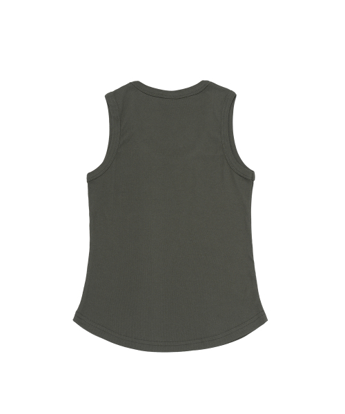CARGOBROS FOR WOMAN(カーゴブロスフォーウィメン)の「アメリカンロゴスリムフィットスリーブレス(カーキ)(Tシャツ/カットソー・レディース・その他・FREE)」の2枚目の写真