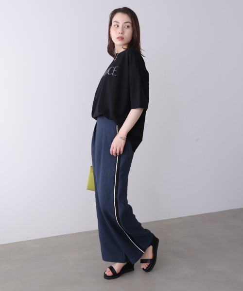 Bou Jeloud(ブージュルード)の「ラインパンツ(その他パンツ・レディース・ブラック/ブルー・FREE)」の17枚目の写真