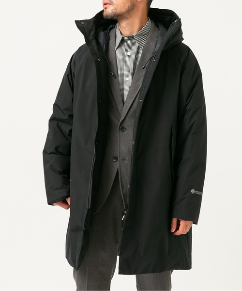 URBAN RESEARCH ROSSO MEN(アーバンリサーチロッソメン)の「『別注』+phenix WINDSTOPPER by GORE-TEX LABS ダウンコート(ダウンジャケット/コート・メンズ・ブラック/ブラウン/ネイビー・SMALL/MEDIUM/LARGE/X-LARGE)」の4枚目の写真