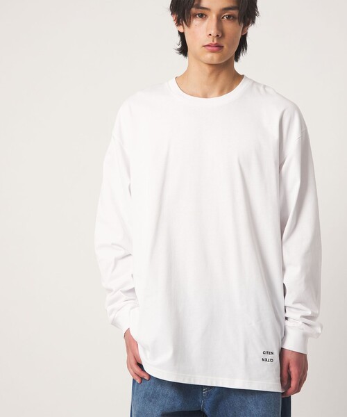 CITEN（シテン）の「＜CITEN＞ロゴリブロンT（Tシャツ/カットソー・メンズ・ブラック/ホワイト・L/M）」の2枚目の写真