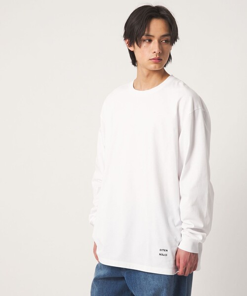 CITEN（シテン）の「＜CITEN＞ロゴリブロンT（Tシャツ/カットソー・メンズ・ブラック/ホワイト・L/M）」の3枚目の写真