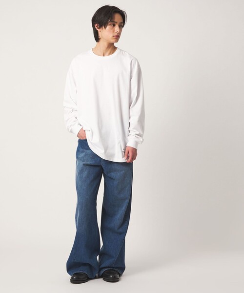 CITEN（シテン）の「＜CITEN＞ロゴリブロンT（Tシャツ/カットソー・メンズ・ブラック/ホワイト・L/M）」の4枚目の写真