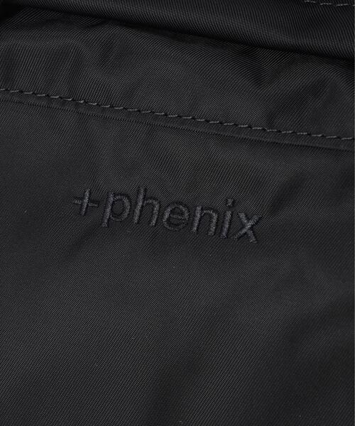 +phenix(プラスフェニックス)の「+phenix/プラスフェニックス/EXPAND SHOULDER BAG 6+(ショルダーバッグ・メンズ・ブラック/グレー・F)」の9枚目の写真