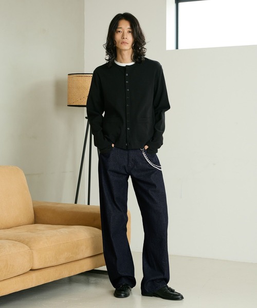 RAGEBLUE(レイジブルー)の「3D TWIST DENIM PANTS/3Dツイストデニムパンツ(デニムパンツ・メンズ・ブラック/インディゴブルー・LARGE/MEDIUM)」の3枚目の写真